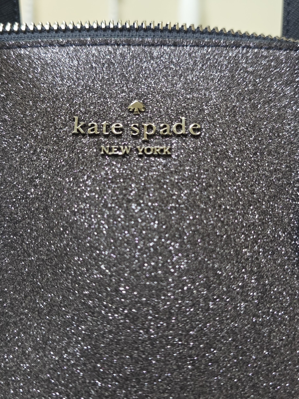 Kate Spade New York Joeley Small Satchel Dusk Navy Blue Glitter Crossbody - Picture 7 of 9